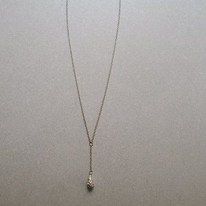 Rhinestone Fashion Tear Drop Necklace